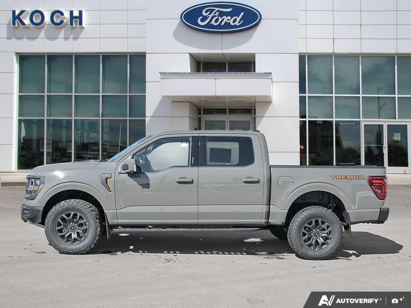 NEW 2026 Ford F-150 Tremor - Marsh Gray Exterior / BLACK TREMOR LEATHER Interior - $88,506 - Stock #E60629 - VIN 1FTFW4L82TFA45685 - Photo 3