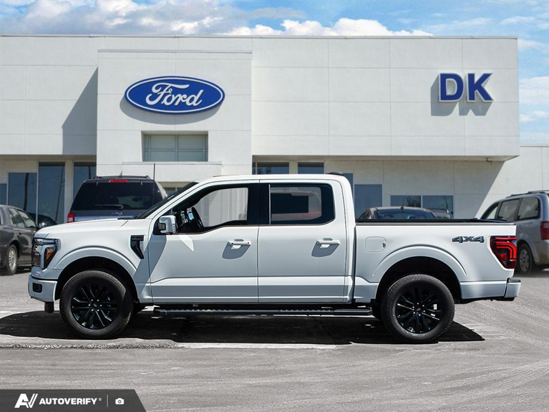 NEW 2026 Ford F-150 LARIAT - Star White Tri-Coat Exterior / BLACK, ACTIVEX TRIMMED 40/CONSOLE/40 FRONT SEATS (B) Interior - $80,505 - Stock #D60672 - VIN 1FTFW5L88TFA34986 - Photo 3