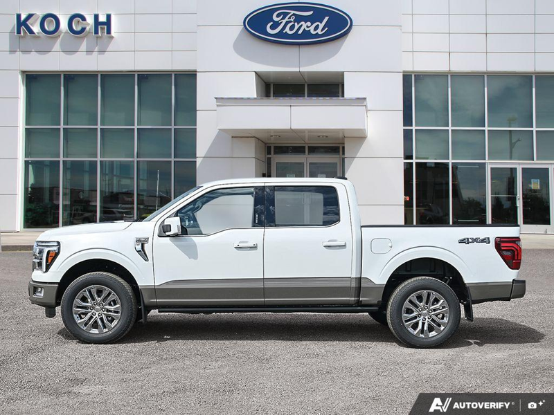 NEW 2026 Ford F-150 King Ranch - Star White/marsh Grey Accent Exterior / JAVA, KING RANCH MULTICONTOUR LEATHER BUCKET SEATS Interior - $94,246 - Stock #E60997 - VIN 1FTFW6L89TFB76530 - Photo 3
