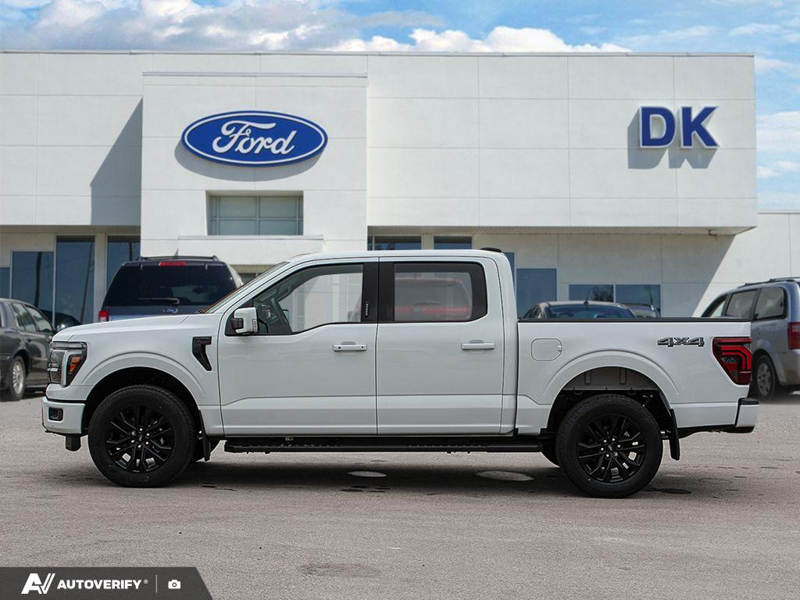 NEW 2026 Ford F-150 LARIAT - Oxford White Exterior / BLACK ACTIVE X Interior - $79,862 - Stock #D60709 - VIN 1FTFW5L82TFB78338 - Photo 3