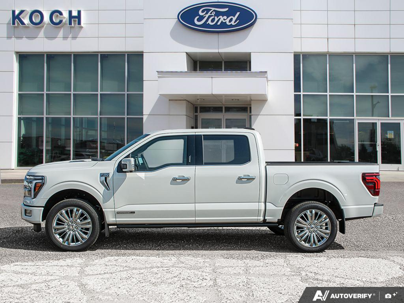 NEW 2026 Ford F-150 Platinum Plus - Star White Tri-coat Metallic Exterior / SMOKED TRUFFLE LTD LEATHER BUCKET SEATS Interior - $107,934 - Stock #E60939 - VIN 1FTFW7LD6TFB65438 - Photo 3