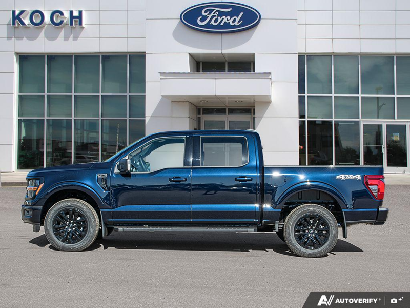 NEW 2026 Ford F-150 XLT - Antimatter Blue Metallic Exterior / BLACK, UNIQUE SPORT CLOTH 40/CONSOLE/40 FRONT-SEATS Interior - $72,929 - Stock #E61063 - VIN 1FTFW3L57TFB79088 - Photo 3
