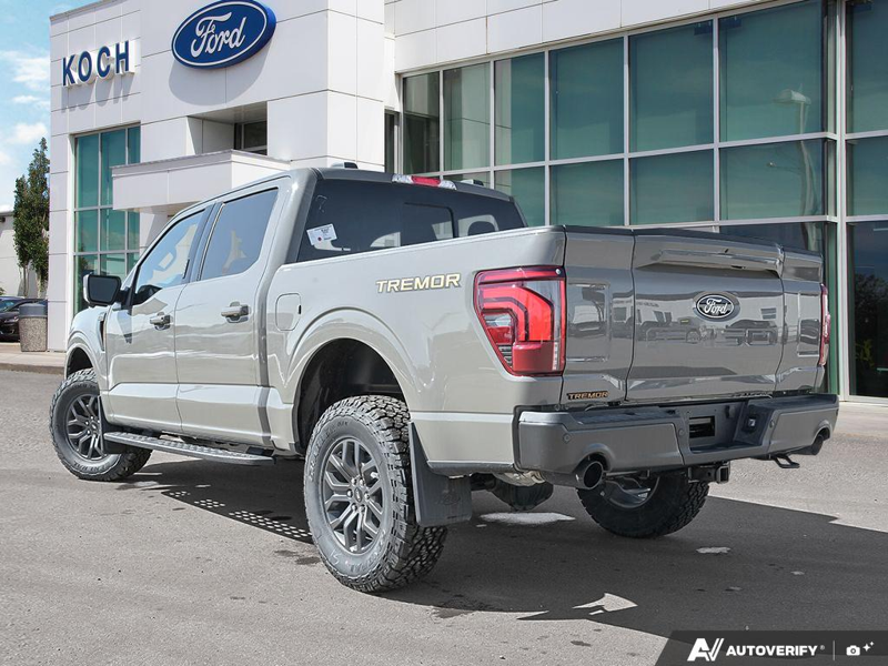NEW 2026 Ford F-150 Tremor - Marsh Gray Exterior / BLACK TREMOR LEATHER Interior - $88,506 - Stock #E60629 - VIN 1FTFW4L82TFA45685 - Photo 4