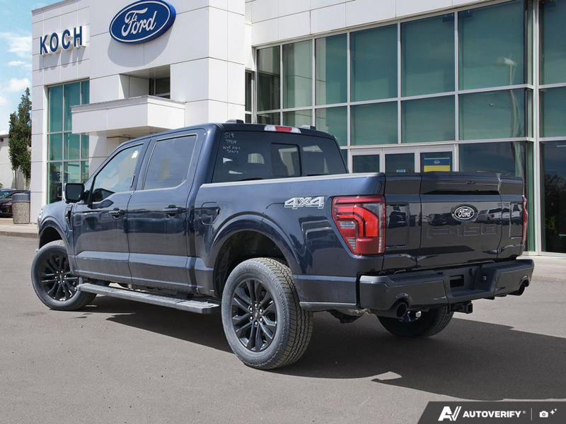 NEW 2026 Ford F-150 LARIAT - Antimatter Blue Metallic Exterior / BLACK ACTIVE X Interior - $86,839 - Stock #E60660 - VIN 1FTFW5L50TFA39914 - Photo 4