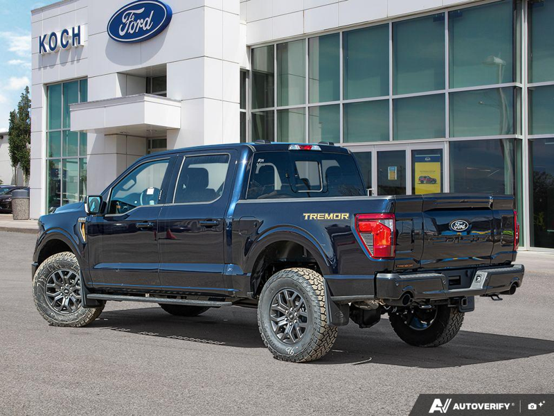 NEW 2026 Ford F-150 Tremor - Antimatter Blue Metallic Exterior / BLACK TREMOR LEATHER Interior - $84,663 - Stock #E60513 - VIN 1FTFW4L88TFA62071 - Photo 4