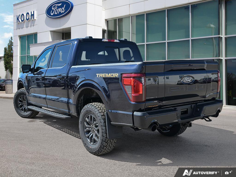 NEW 2026 Ford F-150 Tremor - Antimatter Blue Metallic Exterior / BLACK TREMOR LEATHER Interior - $92,764 - Stock #E60628 - VIN 1FTFW4L53TFA80791 - Photo 4