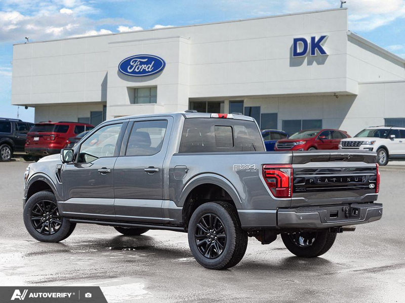 NEW 2026 Ford F-150 Platinum - Carbonized Grey Metallic Exterior / BLACK LEATHER Interior - $97,313 - Stock #D60463 - VIN 1FTFW7L87TFA51192 - Photo 4