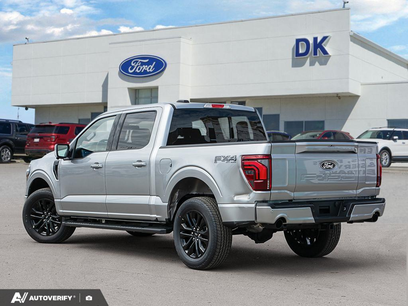 NEW 2026 Ford F-150 LARIAT - Iconic Silver Metallic Exterior / BLACK ACTIVE X Interior - $86,221 - Stock #D60544 - VIN 1FTFW5L80TFA86483 - Photo 4