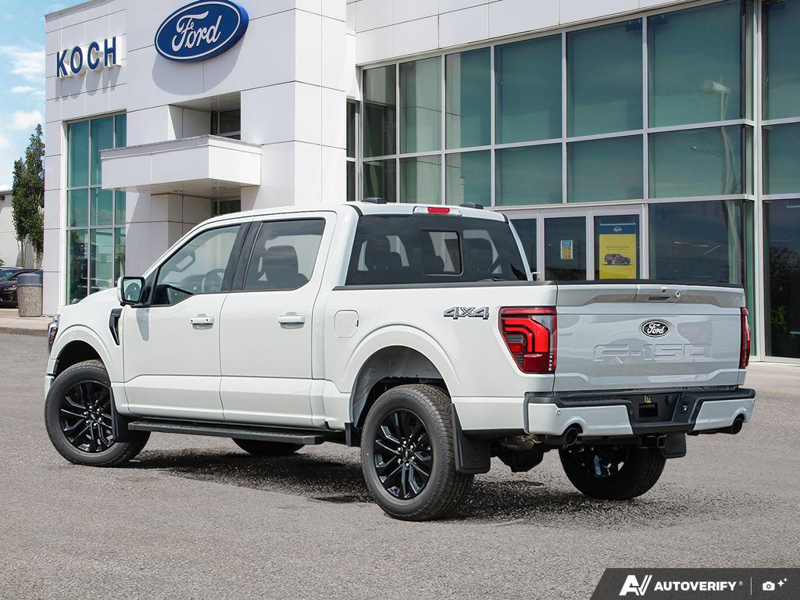 NEW 2026 Ford F-150 LARIAT - Avalanche Exterior / BLACK, ACTIVEX TRIMMED 40/CONSOLE/40 FRONT SEATS (B) Interior - $79,460 - Stock #E60870 - VIN 1FTFW5L5XTKE71885 - Photo 4