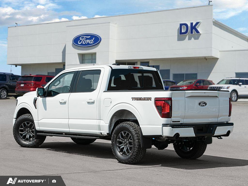 NEW 2026 Ford F-150 Tremor - Oxford White Exterior / BLACK TREMOR LEATHER Interior - $81,787 - Stock #D60658 - VIN 1FTFW4L88TFB48240 - Photo 4