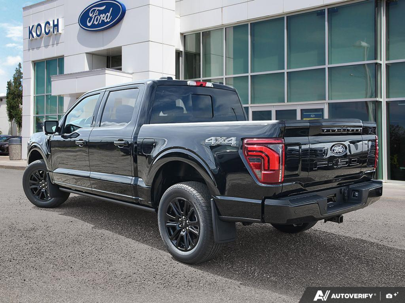 NEW 2026 Ford F-150 Platinum - Agate Black Exterior / BLACK LEATHER Interior - $100,407 - Stock #E60979 - VIN 1FTFW7L81TFB50462 - Photo 4