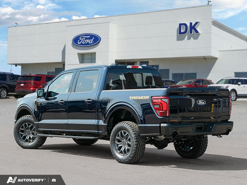 NEW 2026 Ford F-150 Tremor - Antimatter Blue Metallic Exterior / BLACK TREMOR LEATHER Interior - $87,017 - Stock #D60670 - VIN 1FTFW4L89TFB50739 - Photo 4