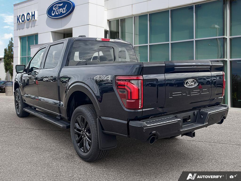 NEW 2026 Ford F-150 LARIAT - Antimatter Blue Metallic Exterior / BLACK ACTIVE X Interior - $88,762 - Stock #E60900 - VIN 1FTFW5L84TFB69768 - Photo 4