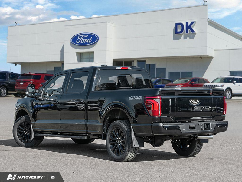 NEW 2026 Ford F-150 LARIAT - Agate Black Metallic Exterior / BLACK ACTIVE X Interior - $89,479 - Stock #D60684 - VIN 1FTFW5L85TFB62487 - Photo 4