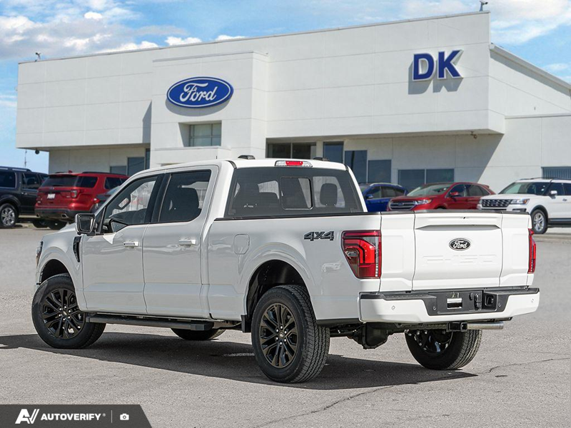 NEW 2026 Ford F-150 LARIAT - Star White Tri-Coat Exterior / BLACK ACTIVE X Interior - $84,189 - Stock #D60781 - VIN 1FTFW5L80TFB61358 - Photo 4