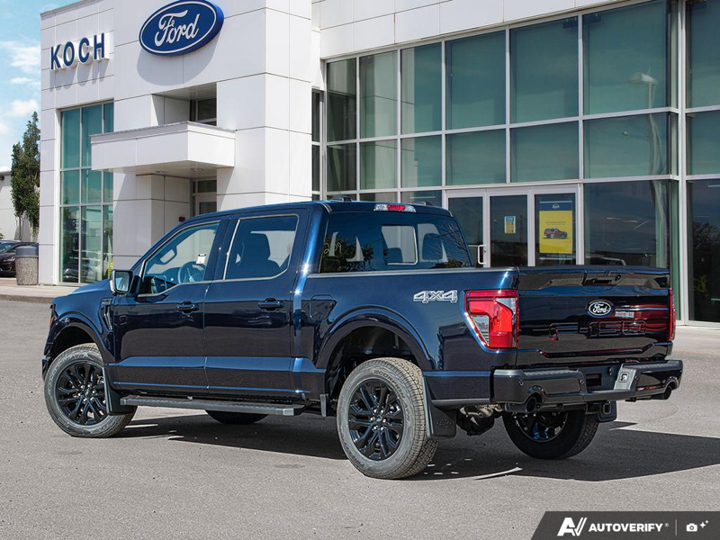 NEW 2026 Ford F-150 XLT - Antimatter Blue Metallic Exterior / BLACK, UNIQUE SPORT CLOTH 40/CONSOLE/40 FRONT-SEATS Interior - $72,929 - Stock #E61063 - VIN 1FTFW3L57TFB79088 - Photo 4
