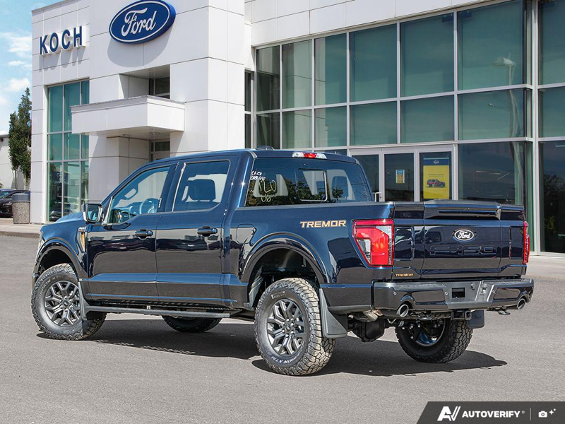 NEW 2026 Ford F-150 Tremor - Antimatter Blue Metallic Exterior / BLACK TREMOR LEATHER Interior - $81,939 - Stock #E61048 - VIN 1FTFW4L87TFB97428 - Photo 4