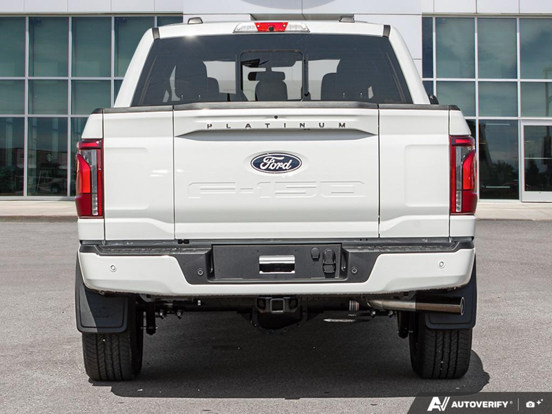 NEW 2026 Ford F-150 Platinum - Star White Tri-coat Metallic Exterior / BLACK LEATHER Interior - $100,750 - Stock #E60892 - VIN 1FTFW7L80TFB52817 - Photo 5
