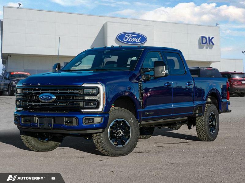 NEW 2026 Ford F-350 Super Duty Platinum - Argon Blue Metallic Exterior / BLACK LEATHER Interior - $123,566 - Stock #D60075 - VIN 1FT8W3BTXTEC87400 - Photo 1