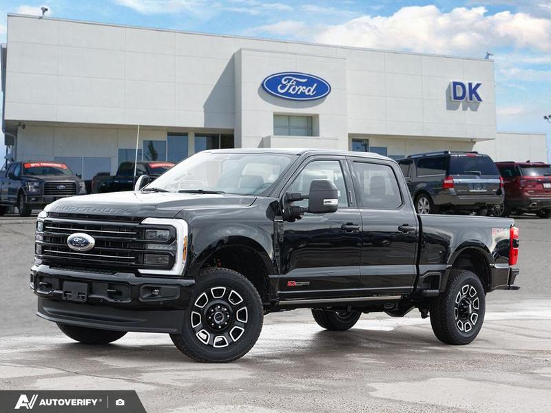 NEW 2026 Ford F-350 Super Duty Platinum - Agate Black Exterior / BLACK ONYX/BLUE LEATHER Interior - $124,761 - Stock #D60306 - VIN 1FT8W3BM5TED97599 - Photo 1