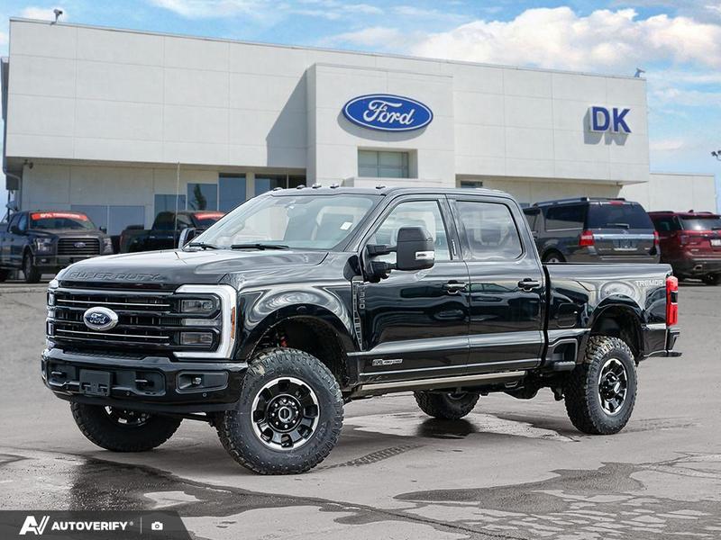 NEW 2026 Ford F-350 Super Duty Platinum - Agate Black Exterior / BLACK ONYX/BLUE LEATHER Interior - $125,916 - Stock #D60355 - VIN 1FT8W3BT0TEE03431 - Photo 1