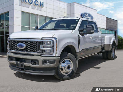 NEW 2026 Ford F-350 Super Duty King Ranch DRW - Star White/marsh Grey Accent Exterior - $131,828 - Stock #E60586 - VIN 1FT8W3DM1TEE28795