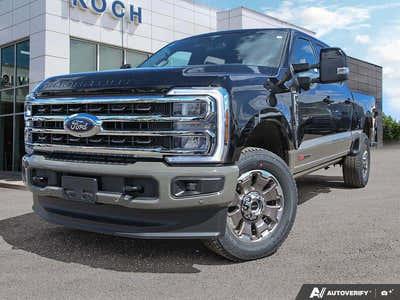 NEW 2026 Ford F-350 Super Duty King Ranch - Agate Black/marsh Grey Accent Exterior - $122,862 - Stock #E60649 - VIN 1FT8W3BM1TEE28377