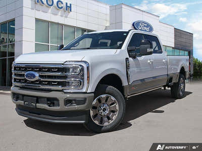 NEW 2026 Ford F-350 Super Duty King Ranch Long Box - Star White/marsh Grey Accent Exterior - $131,312 - Stock #E60648 - VIN 1FT8W3BM9TEE28062