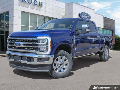 NEW 2026 Ford F-350 Super Duty King Ranch - Argon Blue Metallic Exterior - $122,887 - Stock #E60319 - VIN 1FT8W3BM1TED66348