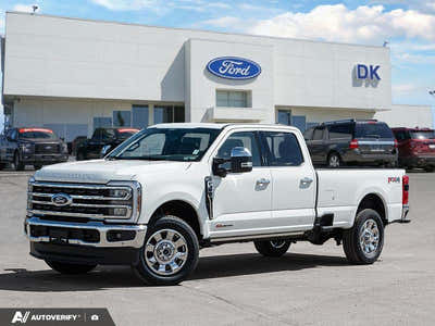 NEW 2026 Ford F-350 Super Duty King Ranch - Star White Tri-coat Metallic Exterior - $127,725 - Stock #D60487 - VIN 1FT8W3BM9TEE29308