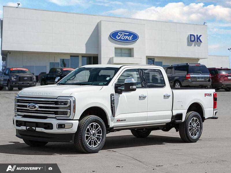 NEW 2026 Ford F-350 Super Duty Platinum - Star White Tri-coat Metallic Exterior / SMOKED TRUFFLE LEATHER Interior - $129,606 - Stock #D60450 - VIN 1FT8W3BM2TEE31398 - Photo 1