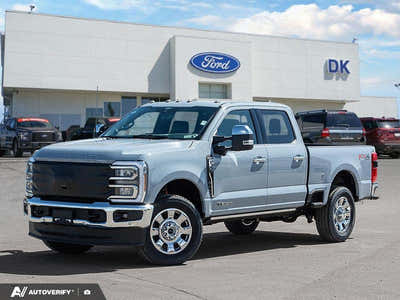 NEW 2026 Ford F-350 Super Duty King Ranch - Glacier Gray Exterior - $119,311 - Stock #D60562 - VIN 1FT8W3BT6TED93133