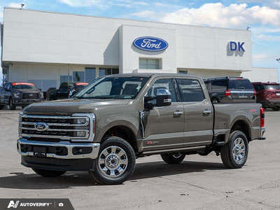 NEW 2026 Ford F-350 Super Duty King Ranch - Marsh Gray Exterior - $126,925 - Stock #D60465 - VIN 1FT8W3BM8TEE27307