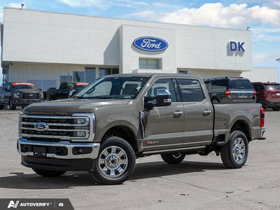 NEW 2026 Ford F-350 Super Duty King Ranch - Marsh Gray Exterior - $126,925 - Stock #D60465 - VIN 1FT8W3BM8TEE27307