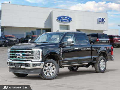 NEW 2026 Ford F-350 Super Duty King Ranch - Agate Black Exterior - $122,325 - Stock #D60486 - VIN 1FT8W3BT5TEE27062