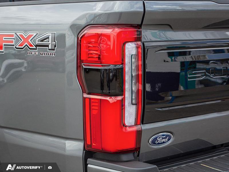 NEW 2026 Ford F-350 Super Duty Platinum - Carbonized Grey Metallic Exterior / BLACK ONYX/BLUE LEATHER Interior - $124,761 - Stock #D60444 - VIN 1FT8W3BMXTEE27115 - Photo 11