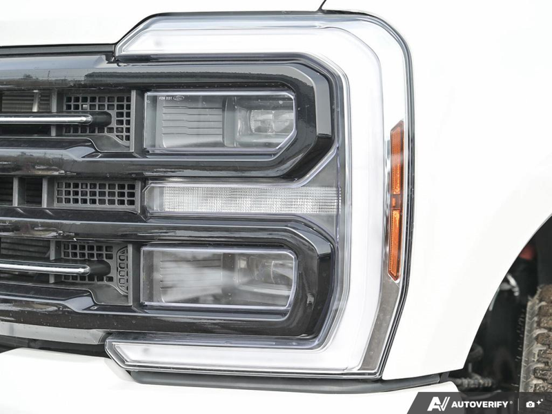 NEW 2026 Ford F-350 Super Duty Platinum - Star White Tri-coat Metallic Exterior / BLACK ONYX/BLUE LEATHER Interior - $116,043 - Stock #E60392 - VIN 1FT8W3BT6TED89079 - Photo 10