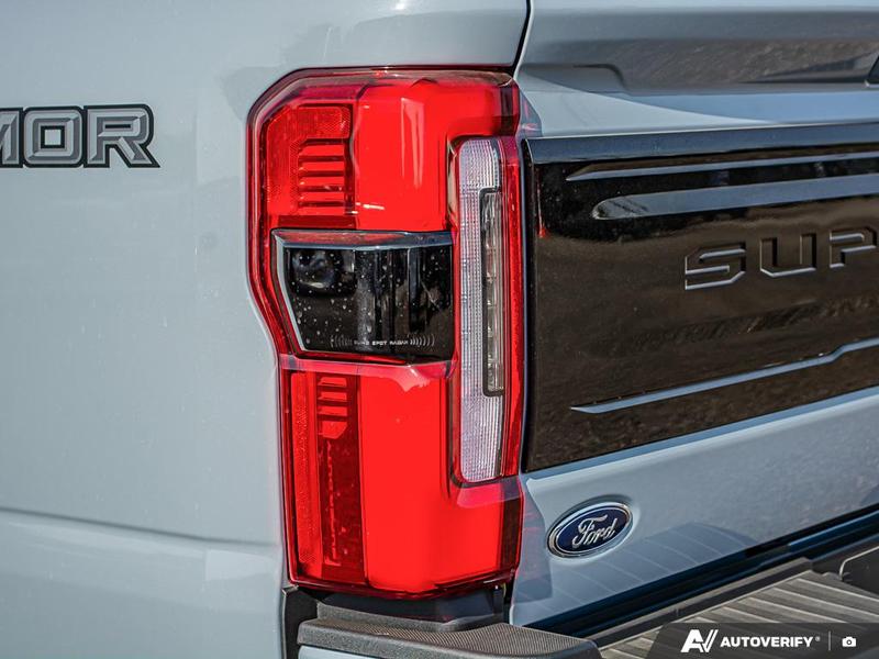 NEW 2026 Ford F-350 Super Duty Platinum Tremor - Glacier Gray Exterior / BLACK ONYX/BLUE LEATHER Interior - $134,693 - Stock #E60035 - VIN 1FT8W3BM4TEC29646 - Photo 12