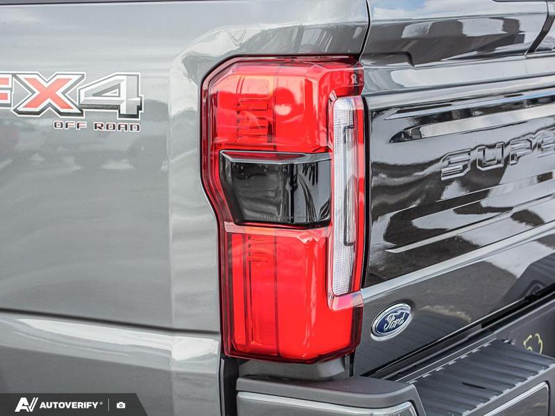 NEW 2026 Ford F-350 Super Duty Platinum - Carbonized Grey Metallic Exterior / BLACK ONYX/BLUE LEATHER Interior - $124,761 - Stock #D60347 - VIN 1FT8W3BM3TEE05392 - Photo 12