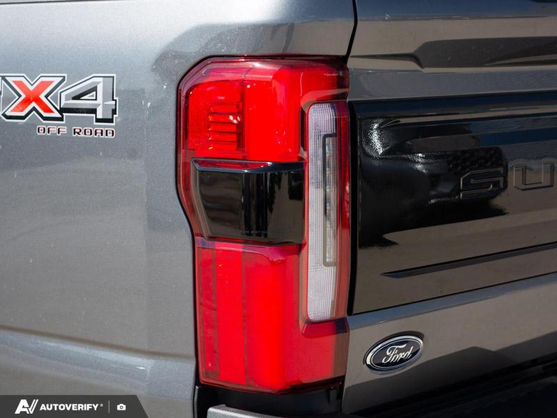 NEW 2026 Ford F-350 Super Duty Platinum - Carbonized Grey Metallic Exterior / BLACK ONYX/BLUE LEATHER Interior - $120,761 - Stock #D60428 - VIN 1FT8W3BT1TEE29312 - Photo 12