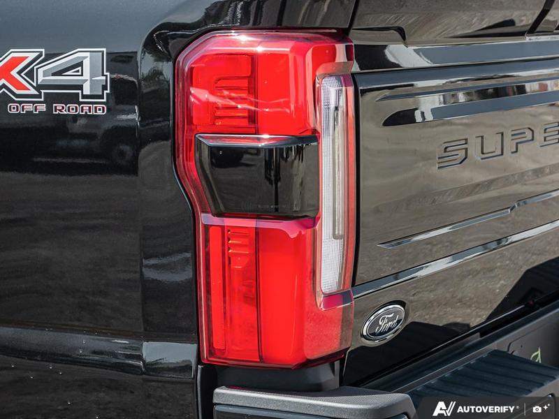 NEW 2026 Ford F-350 Super Duty Platinum Long Box - Agate Black Exterior / BLACK ONYX/BLUE LEATHER Interior - $129,948 - Stock #E60376 - VIN 1FT8W3BM2TED95941 - Photo 12