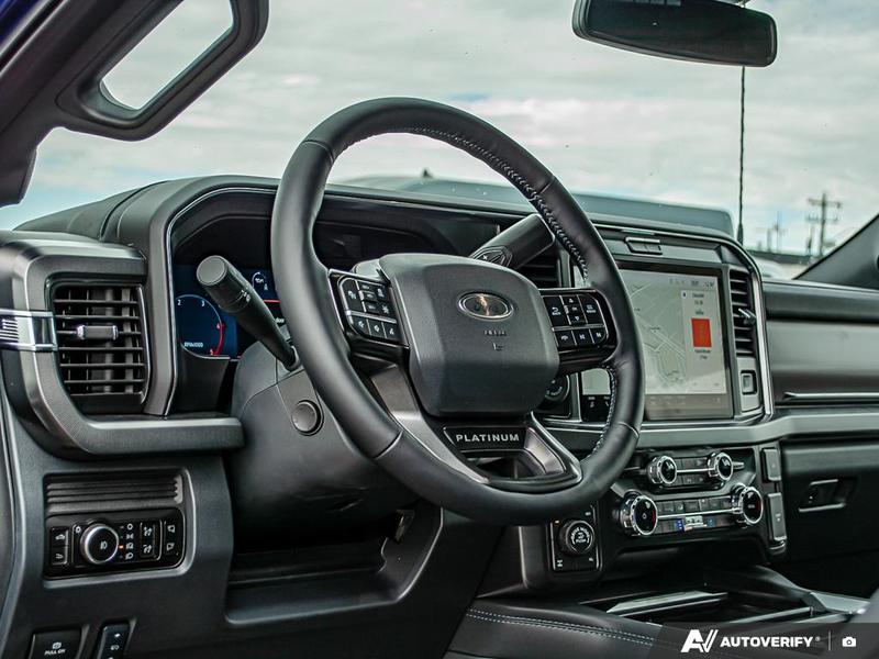 NEW 2026 Ford F-350 Super Duty Platinum Tremor - Argon Blue Metallic Exterior / BLACK ONYX/BLUE LEATHER Interior - $133,893 - Stock #E60017 - VIN 1FT8W3BM1TEC04574 - Photo 13