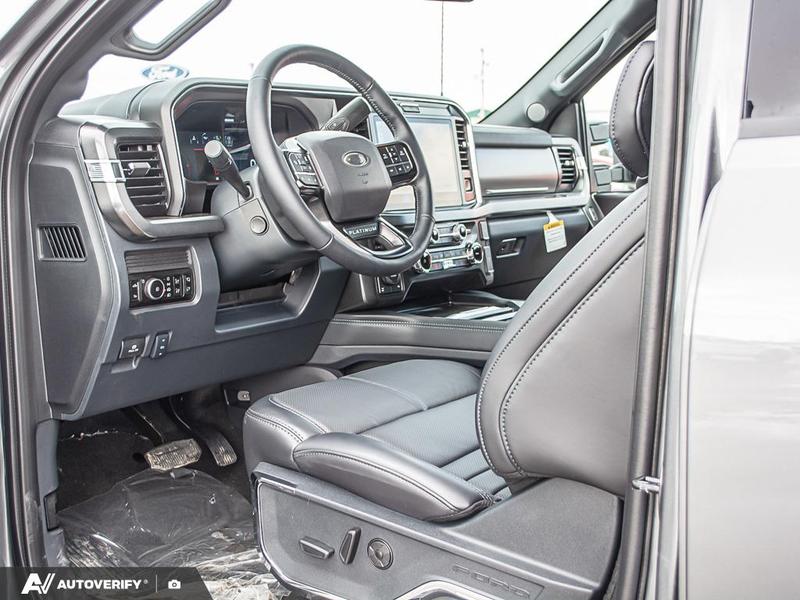 NEW 2026 Ford F-350 Super Duty Platinum - Carbonized Grey Metallic Exterior / BLACK ONYX/BLUE LEATHER Interior - $124,761 - Stock #D60347 - VIN 1FT8W3BM3TEE05392 - Photo 13