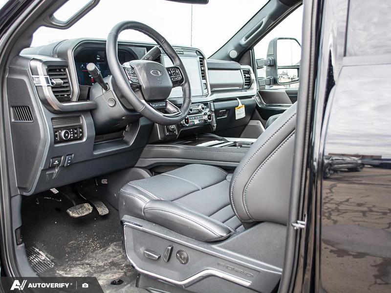 NEW 2026 Ford F-350 Super Duty Platinum - Agate Black Exterior / BLACK ONYX/BLUE LEATHER Interior - $125,916 - Stock #D60355 - VIN 1FT8W3BT0TEE03431 - Photo 13