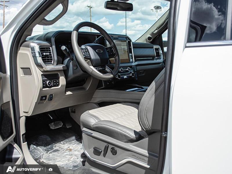 NEW 2026 Ford F-350 Super Duty Platinum - Star White Tri-coat Metallic Exterior / SMOKED TRUFFLE LEATHER Interior - $129,606 - Stock #D60450 - VIN 1FT8W3BM2TEE31398 - Photo 13