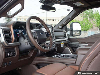 NEW 2026 Ford F-350 Super Duty King Ranch Tremor - JAVA LEATHER Interior - $128,017 - Stock #E60630 - VIN 1FT8W3BM8TEE24455