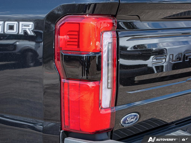 NEW 2026 Ford F-350 Super Duty Platinum Tremor - Agate Black Exterior / BLACK ONYX/BLUE LEATHER Interior - $125,720 - Stock #E60283 - VIN 1FT8W3BM8TED60496 - Photo 12