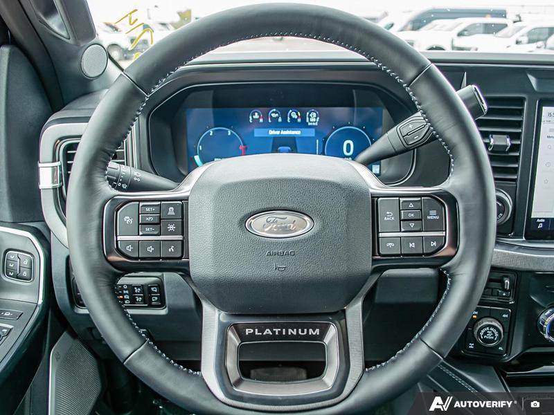 NEW 2026 Ford F-350 Super Duty Platinum Tremor - Argon Blue Metallic Exterior / BLACK ONYX/BLUE LEATHER Interior - $133,893 - Stock #E60017 - VIN 1FT8W3BM1TEC04574 - Photo 14