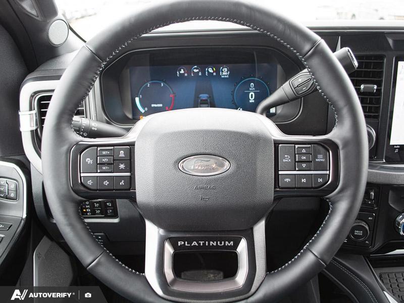NEW 2026 Ford F-350 Super Duty Platinum - Agate Black Exterior / BLACK ONYX/BLUE LEATHER Interior - $124,761 - Stock #D60306 - VIN 1FT8W3BM5TED97599 - Photo 14