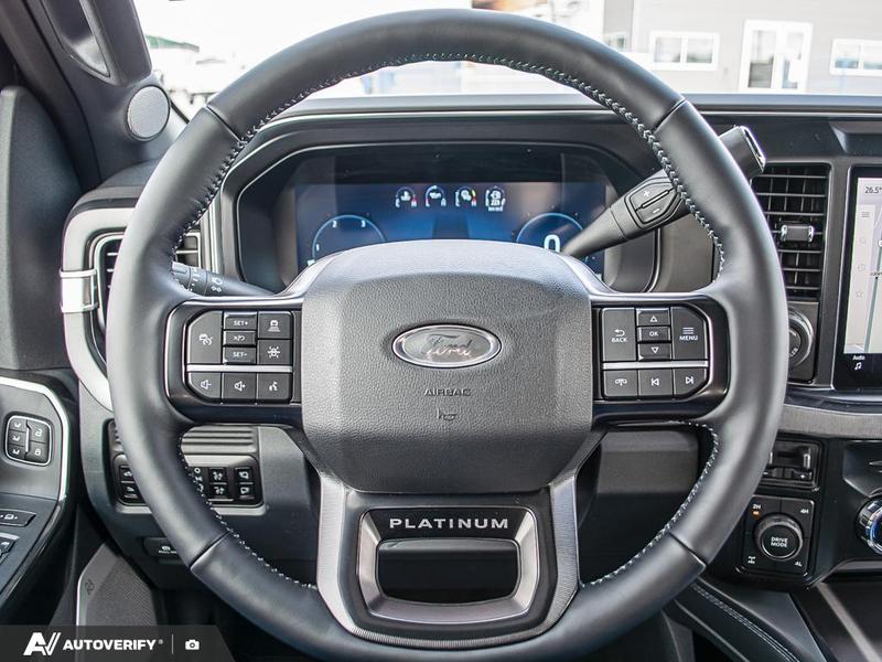 NEW 2026 Ford F-350 Super Duty Platinum - Agate Black Exterior / BLACK ONYX/BLUE LEATHER Interior - $120,761 - Stock #D60311 - VIN 1FT8W3BT6TED85081 - Photo 14